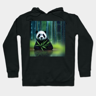 Panda in a Bamboo Forest Hoodie